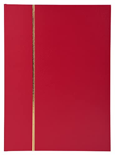 Exacompta Grande Album Classico con francobolli, 16 Pagine, Rosso, 22,5 x 30,5 cm