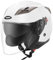 Jethelme Rollerhelm Sturzhelm Chopper Helm - YEMA YM-627 Motorradhelm ECE mit Doppelvisier Sonnenblende für Damen Herren Erwachsene-Weiß-XL
