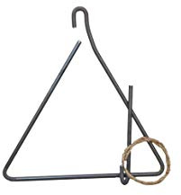 20 Inch Cowboy Dinner Bell Hand Made in Idaho Cowboy Country