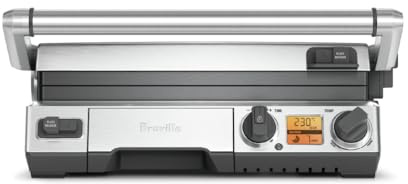 Breville BGR820XL Smart Grill, Brushed Stainless Steel