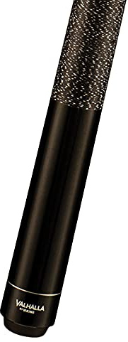 Viking Valhalla 100 Series Pool Cue, Power Rings Performance Pool Stick for Home Pool Table Play, 2 Piece 58 Inch Pool Cue with Resin Ferrule, Stainless Steel Pin VA111 (19oz, Black)