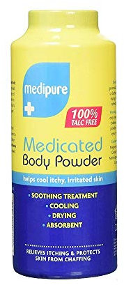 Medipure Unisex Medicated Body Powder For Itchy, Irritated Skin-200g new