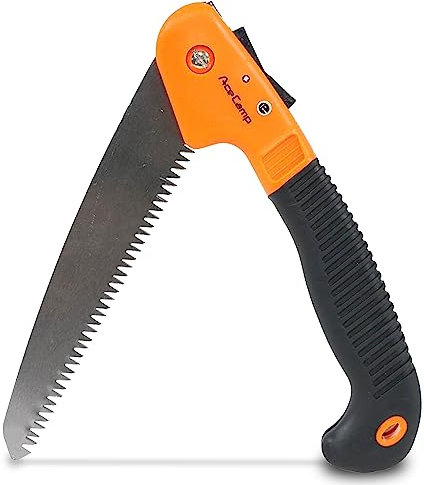AceCamp® Astsäge [223mm] - klappbare Handsäge für Holz - Klappsäge - Baumsäge zum astsägen - Baumsäge Handsäge - Handsäge Holz - Gartensäge - Klappsäge Outdoor - Astsäge klappbar