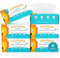100% Pure Cotton Dry Wipes | 600 Count | Use Wet or Dry | Soft & Sensitive | Hypoallergenic | Extra Strong & Absorbent | Perfect for Diaper Changes, Runny Noses, Drool, Meal Time & Nursing