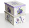 KANGURU Aufbewahrungsboxen aus Karton, Geschenkboxen aus pappe mit deckel 50x39x24cm MEHRFARBIG 2 STÜCK BLUMEN MIX 3 GROSS, Farbe 11