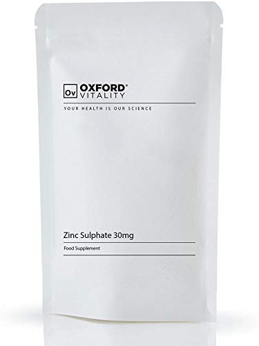 Zinc Sulphate 30mg Tablets : Hair Skin Immune Health Fertility High Absorption (500)