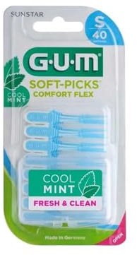 GUM Soft-Picks Comfort Flex Cool Mint 40 Unità - Piccolo