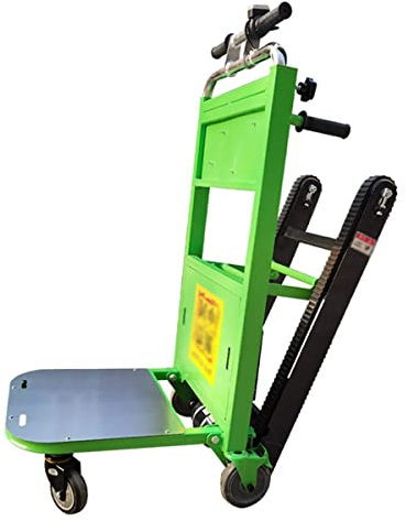 HLGKBY Stair Climbing Dolly Cart with Wheels, Crawler Type Load Stair Climber, Electric Folding Hand Truck, Stair Climber Cart for Moving Furniture, Heavy Appliance, Quickly, Easy And Safely