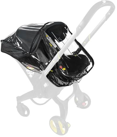 Aolso Kinderwagen Regenschutz, Regenschutz für Kinderwagen, Reise Wetterschutz für Winddicht, Schützen vor Sonne, Wasserdicht, Staub, Schnee, U-förmiger Reißverschluss, Verdickte, große Fenster