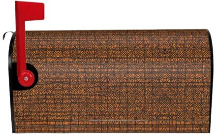 Native American Print Magnetic Mailbox Covers,Unique Outdoor Spring Decor For Standard Size Mailboxes