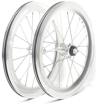16inch 305 BMX Wheelset With 9T Sprocket, Single-Speed, Folding Bike V-Brake Wheel Set, Height 40mm Aluminium Alloy Bike Rims, Bolt On