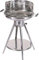 ACTIVA Holzkohlegrill Ibiza I Premium Holzkohle Grill aus Edelstahl mit hochwertigem & verchromtem Grillrost I Robuster Kohlegrill für ein einzigartiges Grillerlebnis I inkl. Warmhalterost