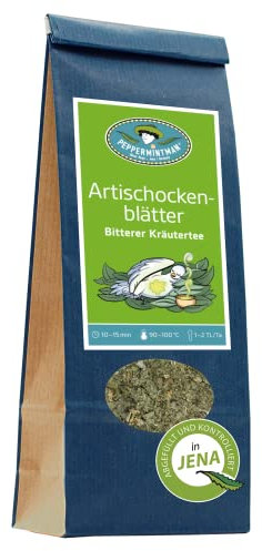 Artischockenblätter - Bitterer Kräutertee - laborgeprüft - PEPPERMINTMAN (4x 60g)