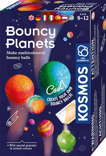 Kosmos 617172 Pianeti palline rimbalzanti, creare palline rimbalzanti colorate, mescolare fantastici campioni di colore, set esperimentale per bambini dagli 8 anni in su, esperimento per bambini