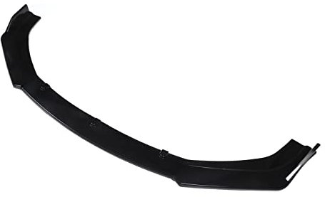 Kit spoiler anteriore ad alta resistenza, 3 pezzi, per paraurti anteriore, nero lucido, per veicoli con larghezza di 1800 mm