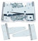 YIXISI 4 Pezzi 75mm Cerniere a T, Cerniera a T per Porta, Cerniere Porta Esterna in Metallo con 24 Pezzi Viti, per Porte, Finestre, Capannone, Recinzione, Armadi, Argento