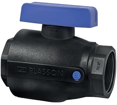 Plasson - Raccords PEHD Plasson encliquetables - Vanne 1/4 tour encliquetable TEKPLASS Femelle-Femelle 1/2'' (15/21) sans prise de purge