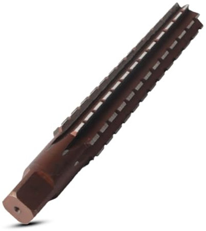 Escariador cónico MT3, acero de alta velocidad Escariador de acabado de vástago recto cónico MT3 Escariador cónico de vástago recto Herramienta de acabado de fresado para fresado