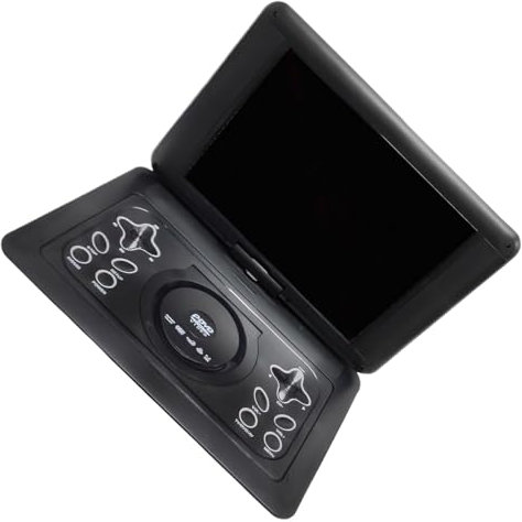 YIUPEDRFG Trexonic 14 Bärbar Lcd Tv DVD-spelare med antenn Skärmstorlek 1 In Res 1024×768 Bärbar DVD-spelare med ABS skärm