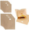 6Pcs Reusable Toaster Bags Toastie Bags for Toaster Makes Toasted Sandwiches in a Toaster Non-Stick Toasted Sandwich Bags Washable Toastie Bag for Grilled Cheese Sandwiches Pizza Panini （Small）