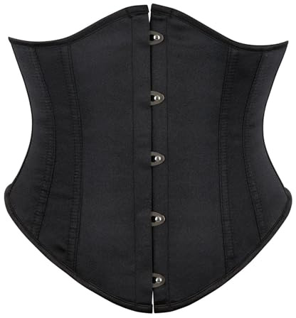 Generisch 2025 Elegante Cinturón recortador de cintura para mujer en diseño de corsé para atuendos casuales, ideal para festivales y la vida cotidiana, Negro , XXL