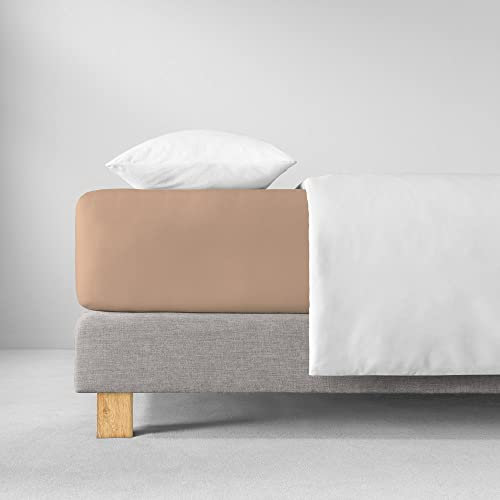 ESTELLA Spannbetttuch Zwirnjersey | karamel
