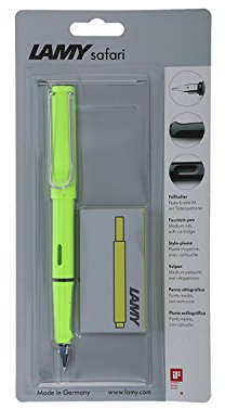 Lamy Safari Neon Lime Green Special Edition Fountain Pen - Medium Nib