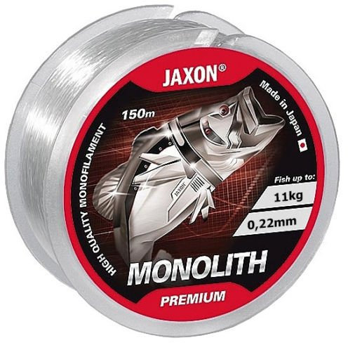 Jaxon Angelschnur Monolith Premium 150m / 0,10mm-0,35mm Spule Einzelschnüre Monofile NEU&OVP (0,02€/m) (0,22mm / 11kg)