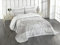 ABAKUHAUS Grau Tagesdecke Set, Lace Inspired Floral, Set mit Kissenbezügen Sommerdecke, für Doppelbetten 220 x 220 cm, Graue Pale grau