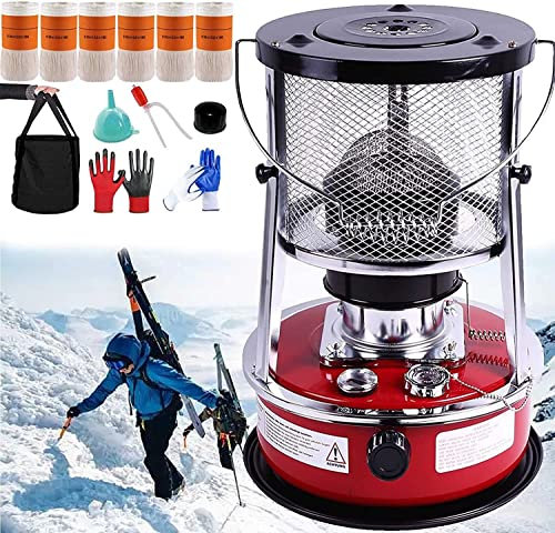 Calentador Petróleo, Estufa Petróleo Portátil para Interiores, Extintor Automático Y Calentador Radiante Protección contra Caídas, para Acampar En El Patio B
