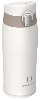 Super Sparrow Borraccia Termica, Acciaio Inox Bottiglia Termica - 350ml - Senza BPA Termos, Borracce Termiche Bambini - Include 2 Coperchi con Cannuccia e Coperchio Sportivo