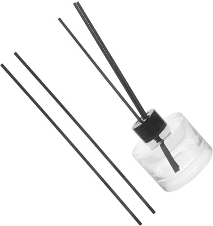 1 Juego Botella de Cristal del difusor del Aroma difusor de Aromas difusor Aromas Botellas volátiles de Aceite Esencial Botella difusora Transparente Botella difusora vacía Vidrio IMIKEYA