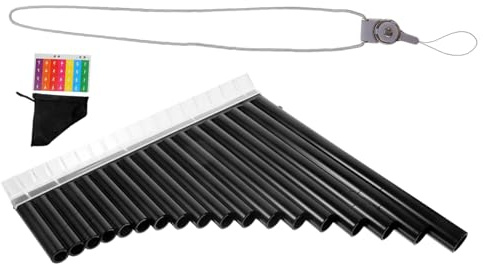 HONITANO Pan Pipes Instrument -key Multifunctional Pan Flute for Practice School Musical Instruments for Beginners Easy to Play