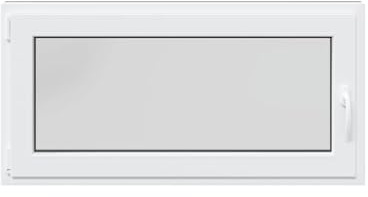 Gecheer Finestra Seminterrato RISOR 120x60 cm Anta Ribalta DIN SinistraFinestra Anta Ribalta