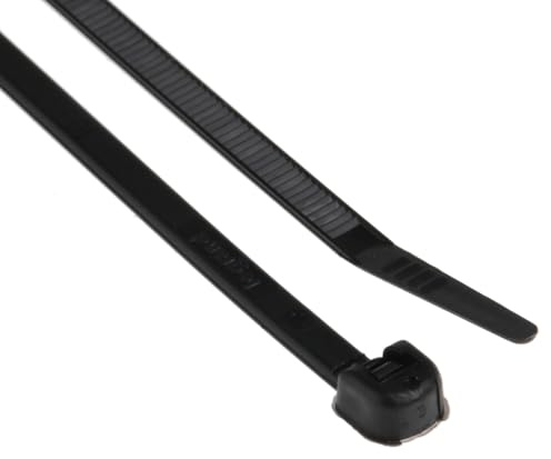 Legrand 032018 Collier Colring à Denture Intérieure, 3.5mm Largeur, Longueur à Plat 180mm, Noir