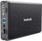 Inateck Festplattengehäuse für 3.5/2.5 Zoll HDD/SSD, SATA III Festplatten Adapter, Aluminium für optimale Wärmeabfuhr, 12V/2A Netzteil