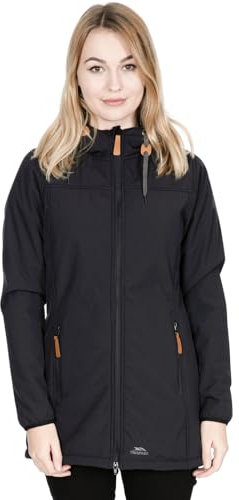 Trespass Womens Softshell Jacket Water Resistant Windproof Outdoor Coat Kristen
