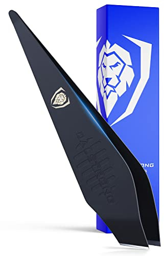 Dalstrong Professional Fish Bone Tweezers - 6 inch - Premium 304 Stainless Steel - Black Titanium Coating - Ambidextrous Design - Angled, Beveled Tip for Precision Work - Fish Pliers Remover Tool