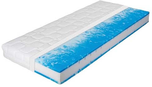 BeCo Matratze 80x200 cm Duo Gel Comfort Komfortschaummatratze H3, Oeko-TEX Standard 100, Testsieger in Haus & Garten: SEHR GUT 1,3 (Heft 01/2019), Made in Germany, 100 Nächte Testschlafen