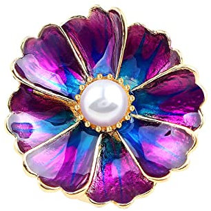 Andante CHUNK Click-Button Druckknopf für Chunk-Armbänder, Chunk-Ringe und andere Chunk-Accessoires - Blume