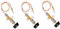 TsoLay 3 x Niederdruck Gas Kamin Ausfall Regelventil Kit Gasheizung Thermoelement 5/8-18UNF