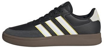 adidas Herren Breaknet 2.0 Shoes Schuhe, core Black/FTWR White/Yellow, 43 1/3 EU