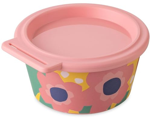 Koziol NORA BOX 250 ml | Frischhaltedose mit Deckel bruchfest auslaufsicher | biozirkulärer Kunststoff spülmaschinen- & gefriergeeignet melaminfrei | Küche Camping Picknick (sweet pink)