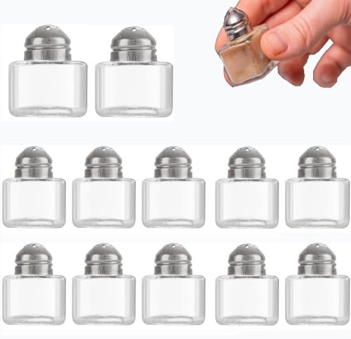 Sale e Pepe Set, Aipeeo 6 Pcs Saliera, Saliera da Tavola, Portatile, Utensili da cucina Accessori da cucina