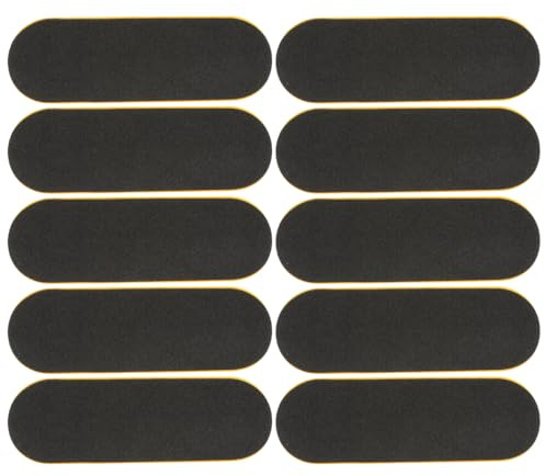 VICASKY 10Pcs Fingerboard Grip Tape Non Slip Adhesive Foam Pads for Finger Skateboard Replacement Durable Anti Slip Tape for Fingerboard Tricks and Control