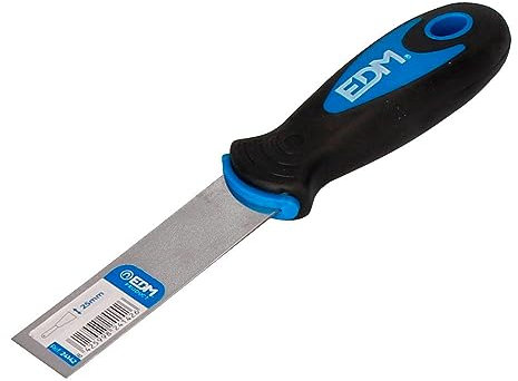 EDM Spatule professionnelle manche en caoutchouc 25 mm