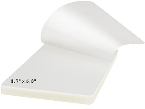 CANLENPK Bolsas de Laminado Térmico de 9.5x13.5 cm, Grosor de 4mil para Tarjetas de 8.9x12.7cm, Hojas Laminadoras Plástico, Papel Fotográfico, Tarjetas Visita Bolsillos Laminadores (100 unidades)