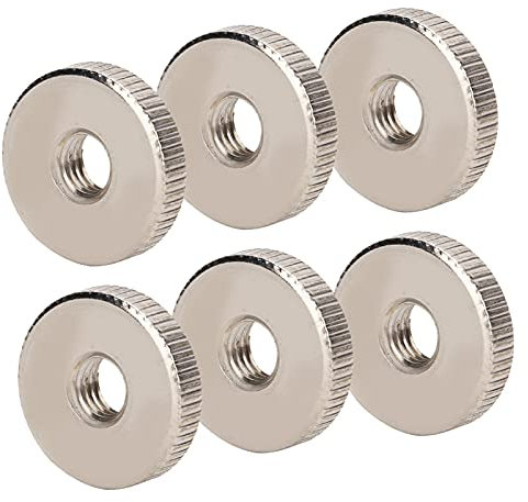 Écrou Moleté, 10pièces M10 Acier Au Carbone Torsion à La Main Écrou En Acier Au Carbone Écrou À Tête Moletée Conception Moletée pour Machine