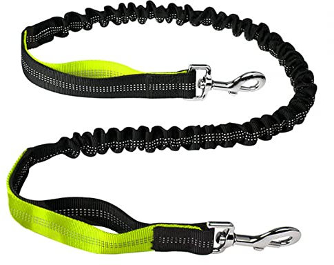 Bungeeleine für Hunde, 120cm Bis 150cm Elastische Hundeleine für Joggingleine, Verlängerung für Hundeleine, Reflektierend Ersatzleine für Kleine, Mittelgroße und Große Hunde