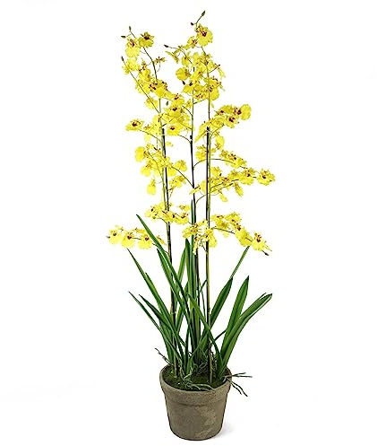 Leaf Design UK - Orquídea Artificial Realista en Maceta